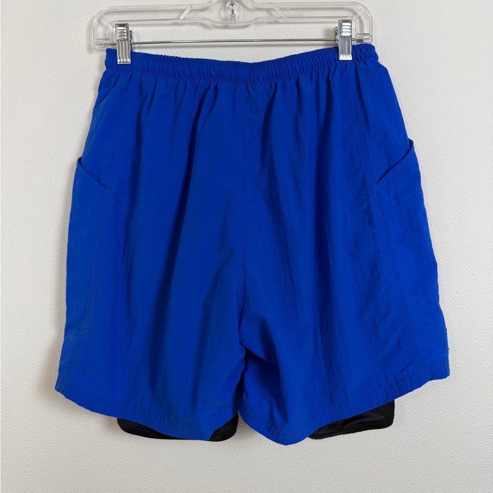 SUGOI Made in Canada Men’s Running Shorts Blue Nylon Lined Athletic Size Large - Picture 10 of 15